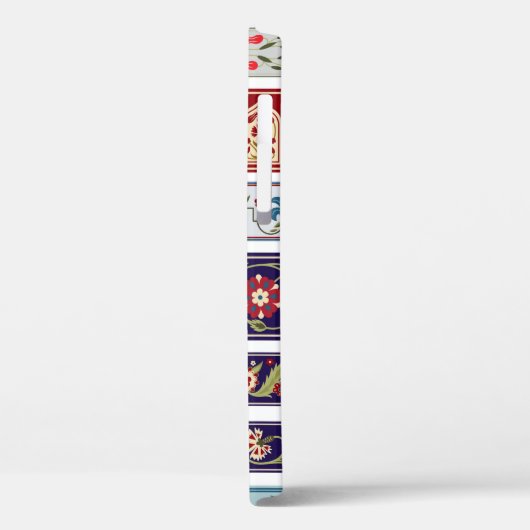 Nahtlose Grenzen mit verschiedenen skurrilen Blume Case-Mate iPhone Hülle (Rückseite / Links)