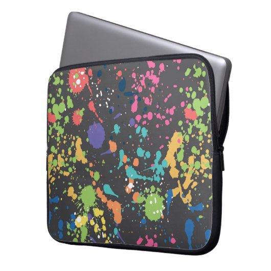 Nahtlose Grundierung mit Aquarellfarben sp Laptopschutzhülle (Vorderseite Links)