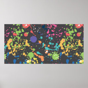 Nahtlose Grundierung mit Aquarellfarben sp Poster