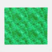 Nahtlose grüne Fohlen und schwarze Kobelgewebe Hal Fleecedecke (Vorderseite (Horizontal))