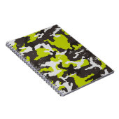 Nahtlose Grunge Tarnung Hintergrund. Camouflage Notizblock (Rechte Seite)