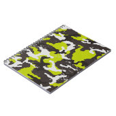 Nahtlose Grunge Tarnung Hintergrund. Camouflage Notizblock (Linke Seite)