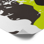 Nahtlose Grunge Tarnung Hintergrund. Camouflage Poster (Ecke)