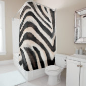 Nahtlose Hand zeichnend Zebrastruktur, Tierdruck, Duschvorhang (Beispiel)