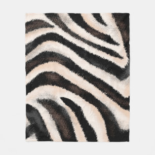 Nahtlose Hand zeichnend Zebrastruktur, Tierdruck, Fleecedecke