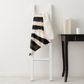 Nahtlose Hand zeichnend Zebrastruktur, Tierdruck, Sherpadecke (Beispiel)