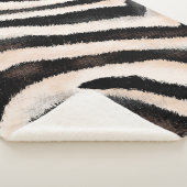 Nahtlose Hand zeichnend Zebrastruktur, Tierdruck, Sherpadecke (3/4)