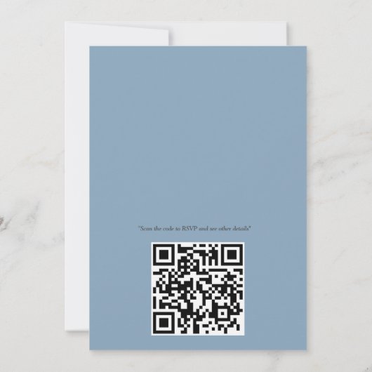 Nahtlose hellblaue, rosa und weiße Mandalase Einladung (Rückseite)