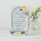 Nahtlose hellblaue, rosa und weiße Mandalase Einladung (Stehend Vorderseite)