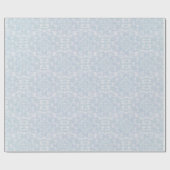 Nahtlose hellblaue, rosa und weiße Mandalase Geschenkpapier (Flach)