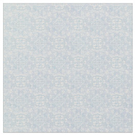 Nahtlose hellblaue, rosa und weiße Mandalase Stoff