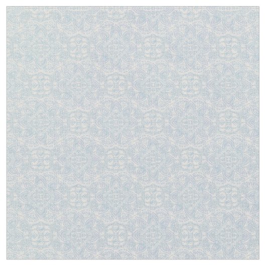 Nahtlose hellblaue, rosa und weiße Mandalase Stoff (Nahaufnahme)