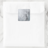 Nahtlose hellgraue Betonmuster Textur Quadratischer Aufkleber (Tasche)