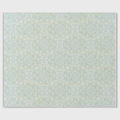 Nahtlose hellgrüne, gelbe und weiße Mandalase Geschenkpapier (Flach)