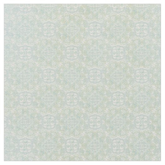 Nahtlose hellgrüne, gelbe und weiße Mandalase Stoff (Nahaufnahme)