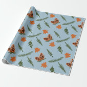 Nahtlose Herbstumpfpapier mit gemütlichen Pinecone Geschenkpapier (Ungerollt)