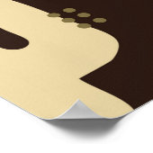 nahtlose Hintergrundmuster im skandinavischen Stil Poster (Ecke)