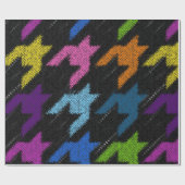 Nahtlose Hunde-Zahn-Muster. Nachahmung eines Texte Geschenkpapier (Flach)