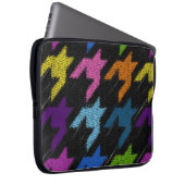 Nahtlose Hunde-Zahn-Muster. Nachahmung eines Texte Laptopschutzhülle (Vorne Rechts)