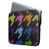 Nahtlose Hunde-Zahn-Muster. Nachahmung eines Texte Laptopschutzhülle (Vorderseite Links)