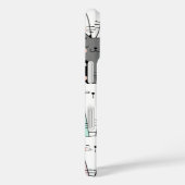 Nahtlose Illustration Cats Monogramm Case-Mate iPhone Hülle (Rückseite / Rechts)