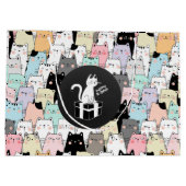 Nahtlose Illustration Große Geschenktüte (Rückseite)