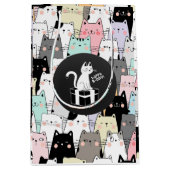 Nahtlose Illustration Mittlere Geschenktüte (Vorderseite)