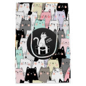 Nahtlose Illustration Mittlere Geschenktüte (Rückseite)