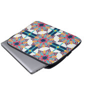 Nahtlose islamische Kunst Laptopschutzhülle (Vorne Knopf)