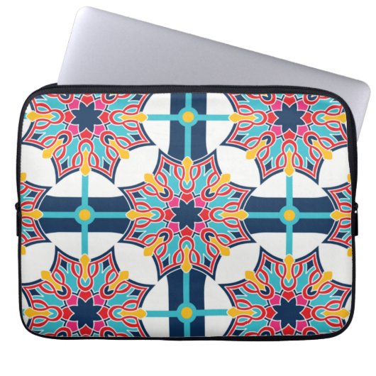 Nahtlose islamische Kunst Laptopschutzhülle (Vorderseite)