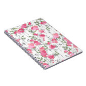 Nahtlose Jahreszeit Muster mit Süßerbse. Endlos Notizblock (Rechte Seite)