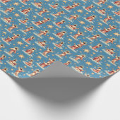 Nahtlose Jesus-Muster Religion geben dem Christent Geschenkpapier (Ecke)