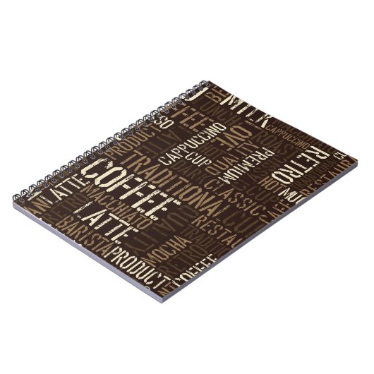 Nahtlose Kaffeemaschine Notizblock (Linke Seite)