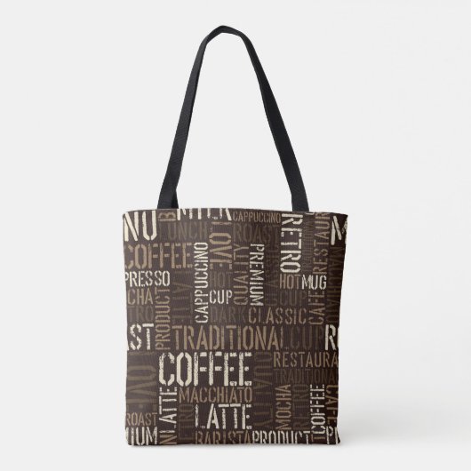 Nahtlose Kaffeemaschine Tasche (Rückseite)