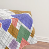 Nahtlose, karierte karierte geometrische Quadrate Tischdecke (Beispiel)