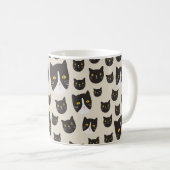 Nahtlose Katze Kaffeetasse (VorderseiteRechts)