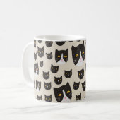 Nahtlose Katze Kaffeetasse (Vorderseite Links)