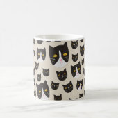 Nahtlose Katze Kaffeetasse (Mittel)