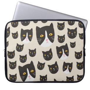 Nahtlose Katze Laptopschutzhülle