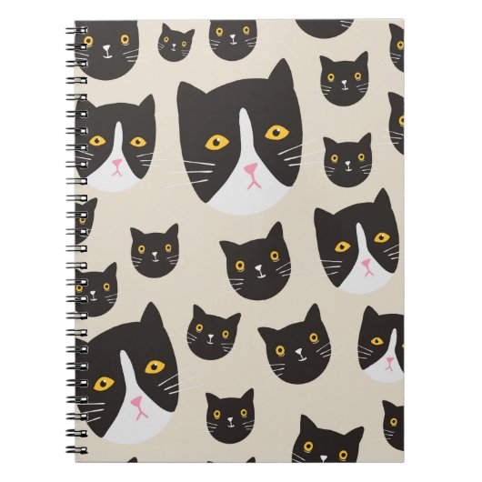 Nahtlose Katze Notizblock (Vorderseite)