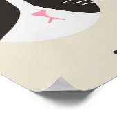 Nahtlose Katze Poster (Ecke)