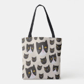 Nahtlose Katze Tasche (Rückseite)