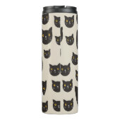Nahtlose Katze Thermosbecher (Rückseite)
