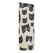Nahtlose Katze Thermosbecher (Nach rechts gedreht)