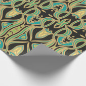 Nahtlose Kunstverzierung im Jugendstil Geschenkpapier (Ecke)