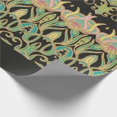 Nahtlose Kunstverzierung im Jugendstil Geschenkpapier (Ecke)