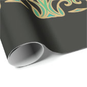 Nahtlose Kunstverzierung im Jugendstil Geschenkpapier (Rolleneckpunkt)