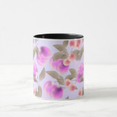 Nahtlose leichte Pflaumenfrüchte lila Beeren Kirsc Tasse (Zentrum)