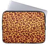 Nahtlose Leopardenpelze Laptopschutzhülle (Vorderseite)