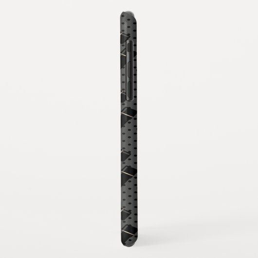 Nahtlose Lippenstift-Lippendesign-Muster Schönheit Case-Mate iPhone Hülle (Hinten/Links)